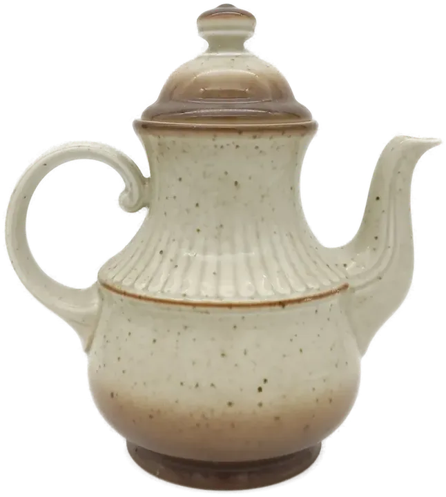 Winterling  Teekanne aus Keramik beige/ braun  - Bild 1