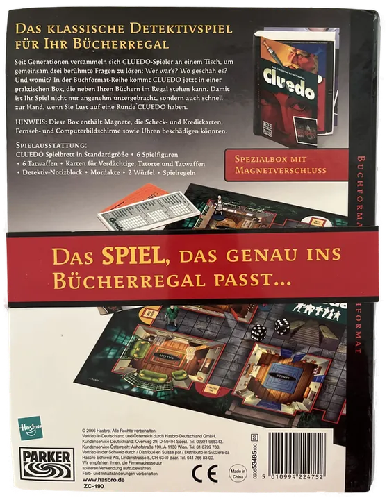 PARKER - Cluedo in Buchformat: Das spannende Detektivspiel - Bild 2