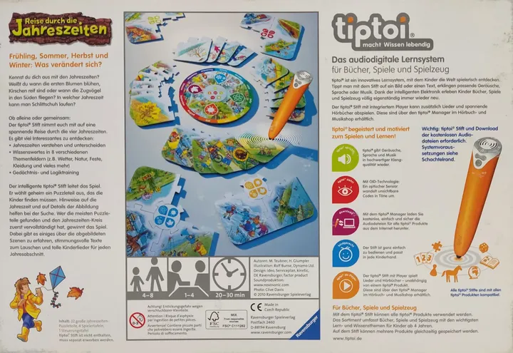 tiptoi® Reise durch die Jahreszeiten - Lernspiel – Ravensburger - Bild 2