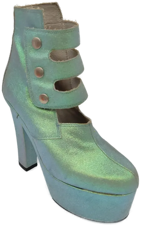 El Dantes Damen Glitter Plateau-Boots - Größe 39 - Bild 2