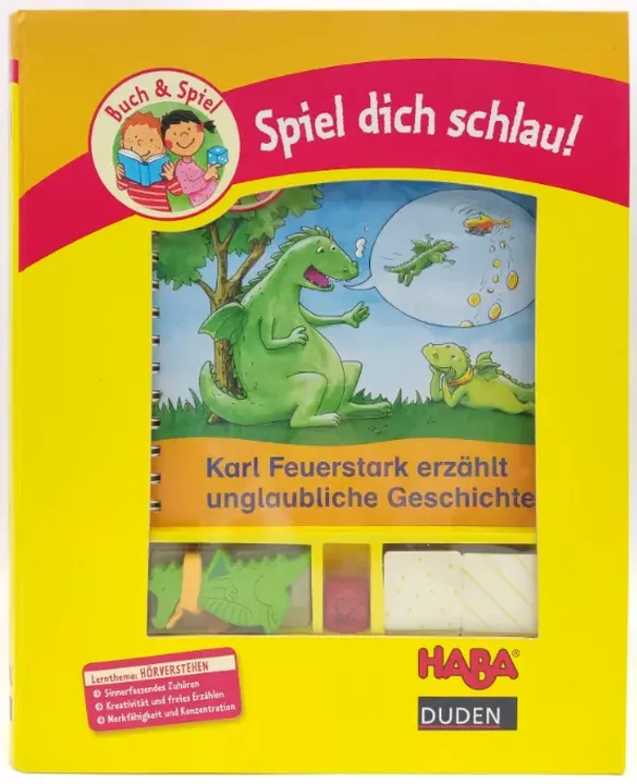 Karl Feuerstark erzählt unglaubliche Geschichten - Buch & Spiel, Haba  - Bild 2