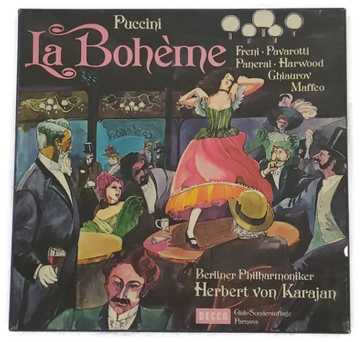 Langspielplatte Puccini – La Bohème (2LP Box) | Freni, Pavarotti, Karajan | DECCA Sonderauflage - Bild 1