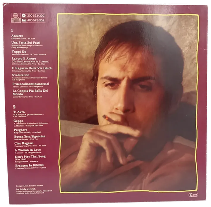 Adriano Celentano - Europa Tour (Greatest Hits) - Bild 2