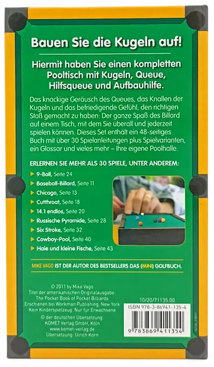 Das (Mini) Billard Buch - Mike Vago - Bild 2