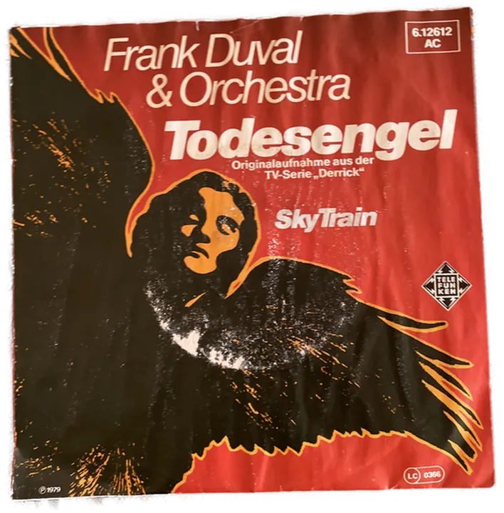 Singles Schallplatte - Frank Duval & Orchestra - Todesengel - Sky Train - Bild 2
