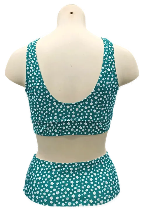 Bikini grün mit Blumen Gr. 1XL - Bild 2