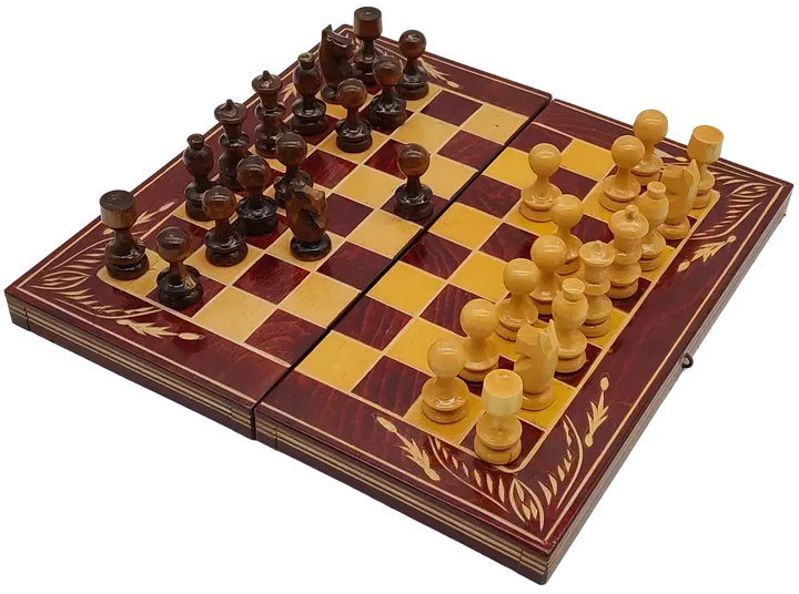 Schachspiel aus Holz - Bild 1
