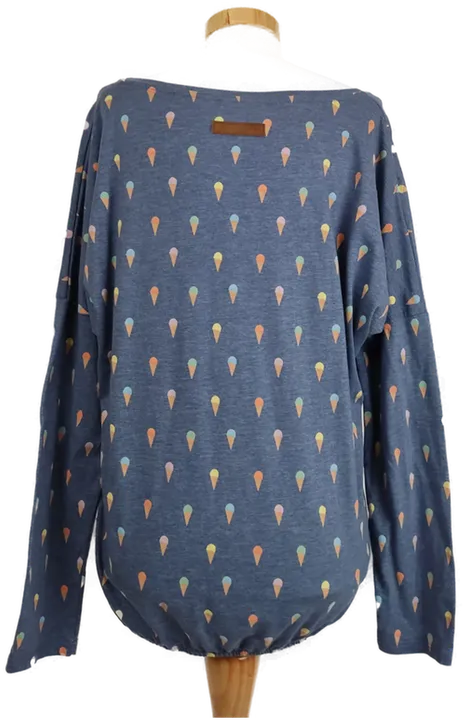 Naketano Damen Pullover gemustert/blau Gr. L - Bild 2