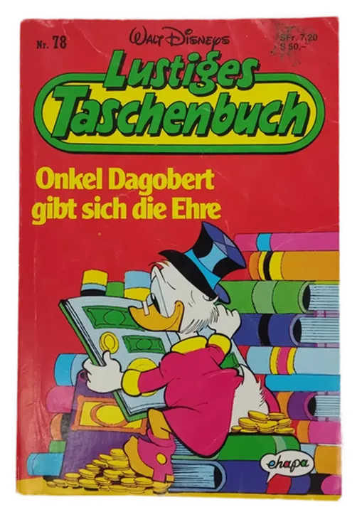 Buch Lustiges Taschenbuch LTB Nr. 78 - Onkel Dagobert gibt sich die Ehre Lustige Taschenbücher - Bild 1