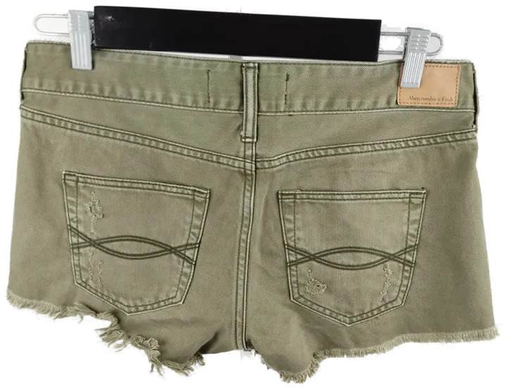 Abercrombie & Fitch Hot Pants Damen grün Gr. W27 - Bild 2