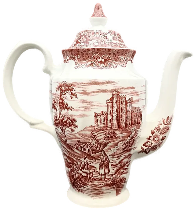  British Anchor Kaffeekanne - Olde Country Castles (rot) - Bild 2