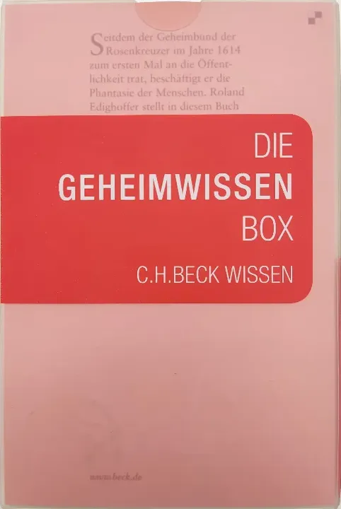 Die Geheimwissen Box - Helmut Reinalter, Roland Edighoffer, Christoph Auffarth, Wolfgang Behringer, Gerd Schwerhoff - Bild 3