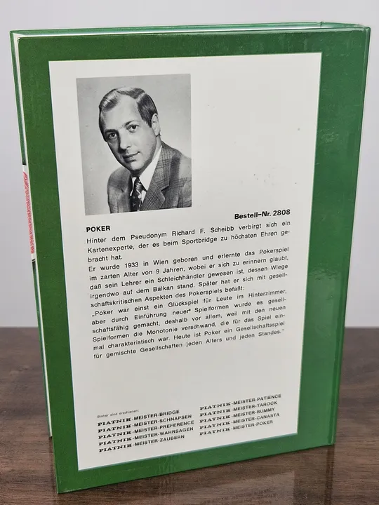 Meister Poker - Vintage Kartenspiel - Piatnik - Bild 2