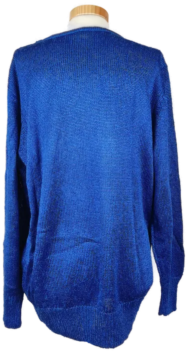 Damen Pullover blau mit schimmernden Details - 40  - Bild 2