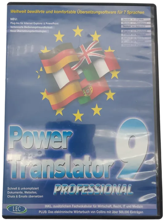 Power Translator 9 Professional PC CD-ROM - Bild 1