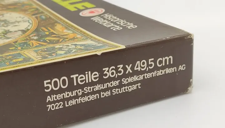 Altenburger-Stralsunder Spielkartenfabrik AG Historische Weltkarte Puzzle  - Bild 4
