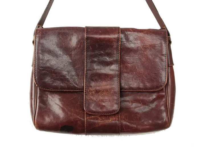 Vintage Leder Tasche braun  - Bild 2