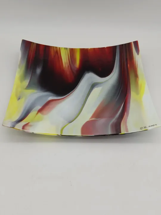Dekorative Glasschale 29 x 29 cm - Bild 1