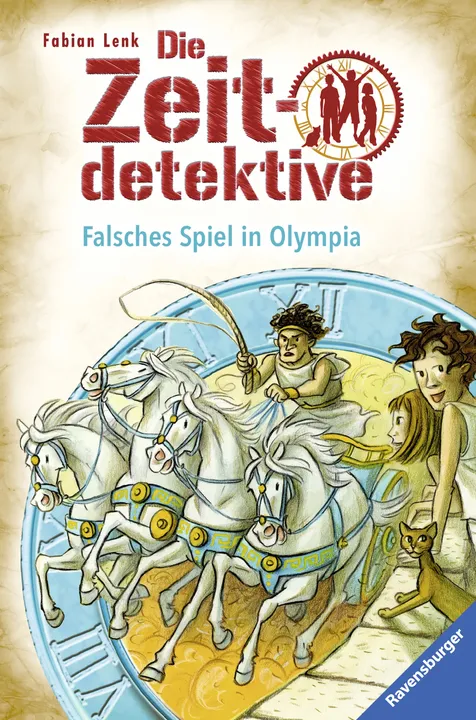 Die Zeitdetektive, Band 10: Falsches Spiel in Olympia - Fabian Lenk (Cover nicht ident, ältere Auflage) - Bild 1
