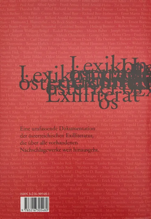 Lexikon der österreichichen Exilliteratur - Siglinde Bolbecher / Konstantin Kaiser - Deuticke - Bild 2