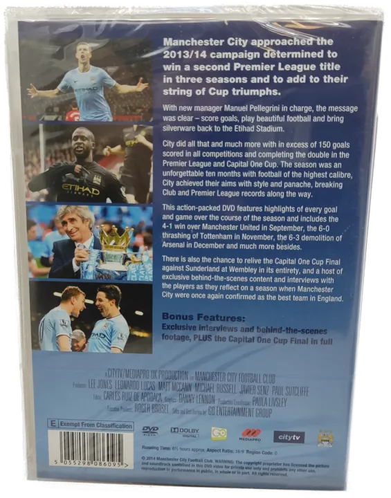 DVD Manchester City 2013/14 Season Review UK Import  - Bild 2