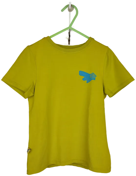 E9 Kinder T-Shirt gelbgrün - 92 - Bild 4