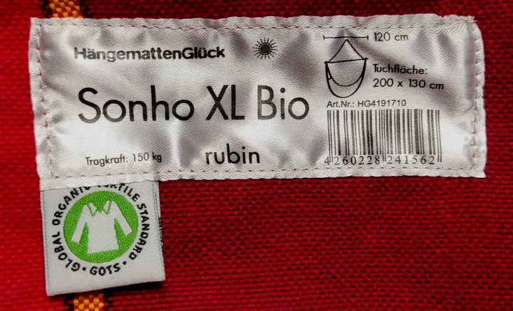 HängemattenGlück- Hängesessel - Sonho XL Bio - Bild 3