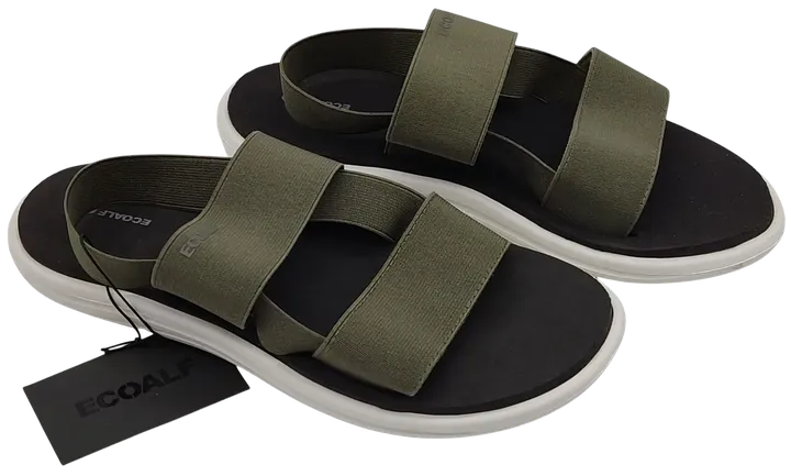 ECOALF ADAALF Damen Sandalen, braun/weiß - Gr. EU 39 - Bild 1