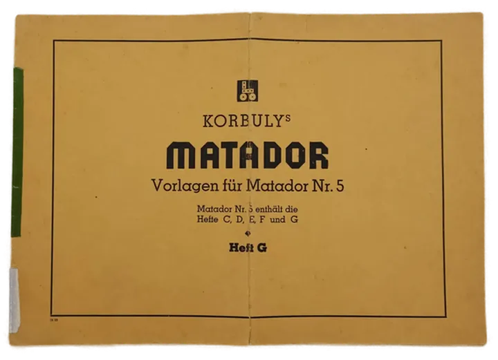 MATADOR Korbulys Vintage Baukasten aus Holz 