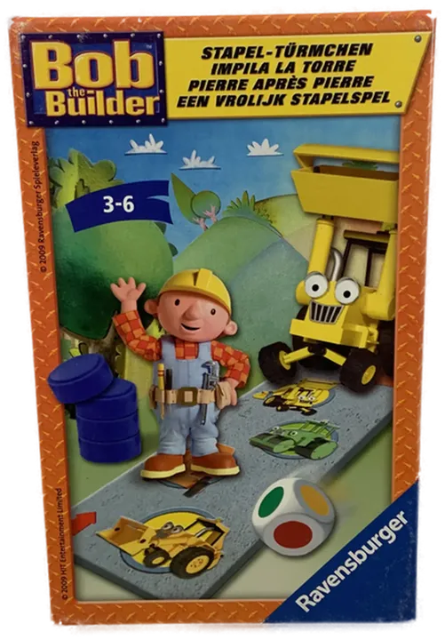 Bob the Builder: Stapel-Türmchen - Mitbringspiel - Ravensburger  - Bild 1