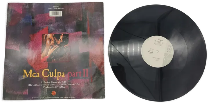 Enigma Mea Culpa part 2 Vinyl Schallplatte  - Bild 3