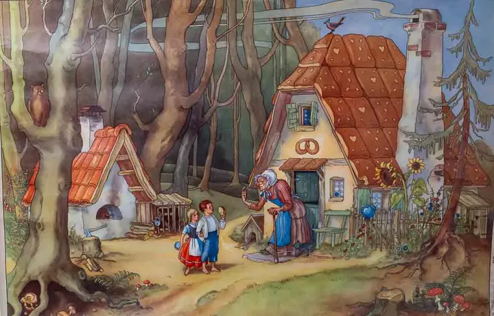 Lehrtafel, Stockmann Verlag Bochum Märchenbilder, Hänsel und Gretel - Bild 1