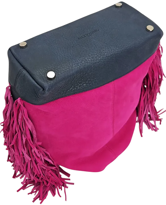 Max V. Koenig Damen Handtasche mit Fransen, lila - mittel - Bild 3