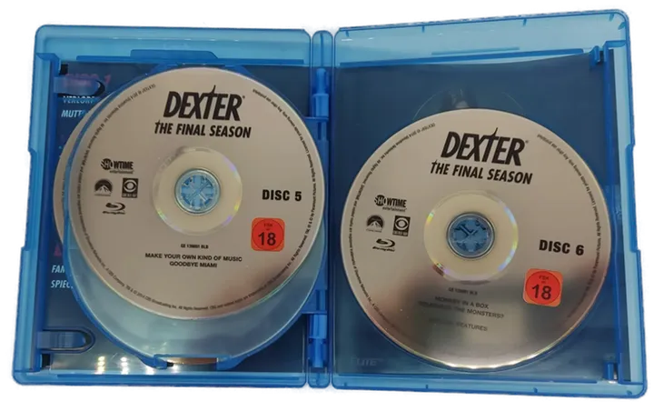 Blu-ray 6 Disc's Dexter 