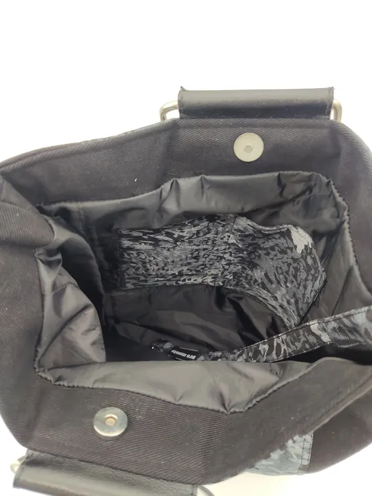 Damen Handtasche schwarz handgemacht upcycling - Bild 4