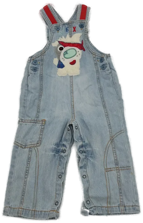 Teeny Weeny Kinder Jeans Latzhose blau Gr. 84 cm (12 Monate) - Bild 1