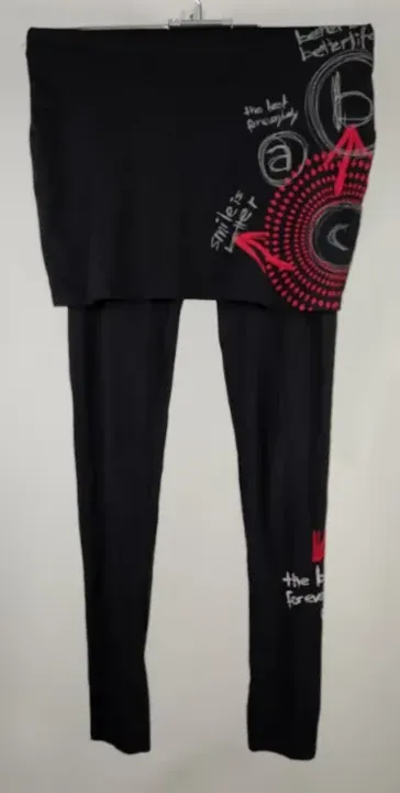 Desigual - modische Damenleggins mit Überrock Gr. S  - Bild 1