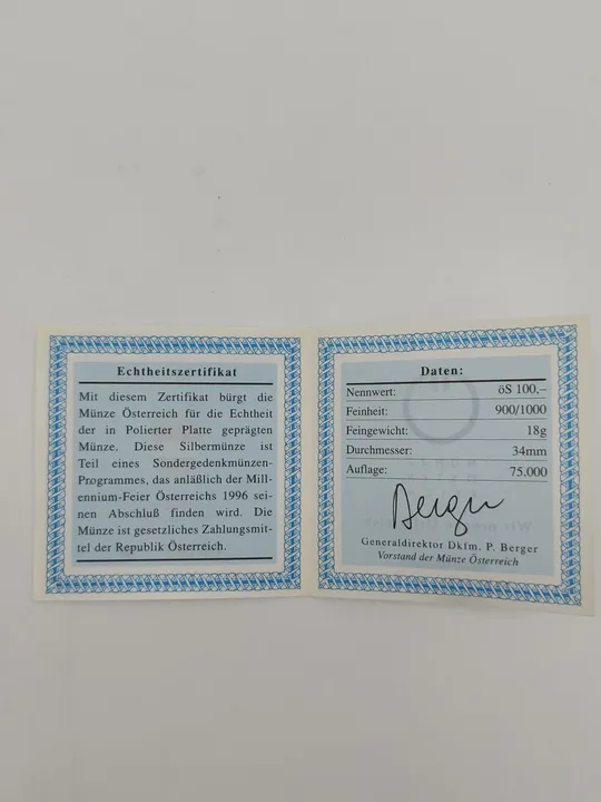 Österreich - 100 Schilling Kaiser Karl V - Gedenkmünze - Bild 4