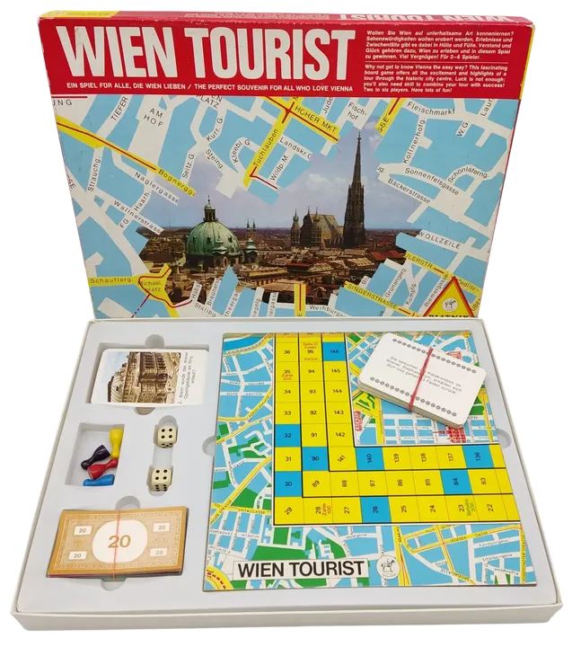 WIEN TOURIST - Vintage Gesellschaftsspiel - Piatnik  - Bild 1