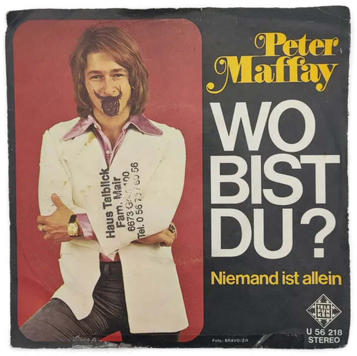 Peter Maffay - Wo bist du? Vinyl Schallplatte  - Bild 1