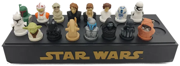 16 Star Wars Stempel-Imperium Figuren mit Sammelbox, - Bild 2