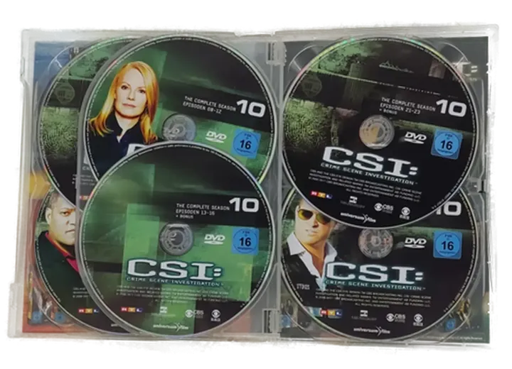 DVD 6 Disc´s CSI: Crime Scene Investigation - Season 10   - Bild 2