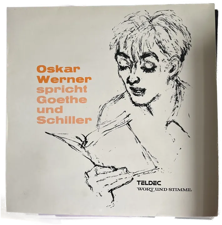 Schallplatte Oskar Werner spricht Goethe und Schiller 1986 TELDEC – 16.41759 - Bild 1