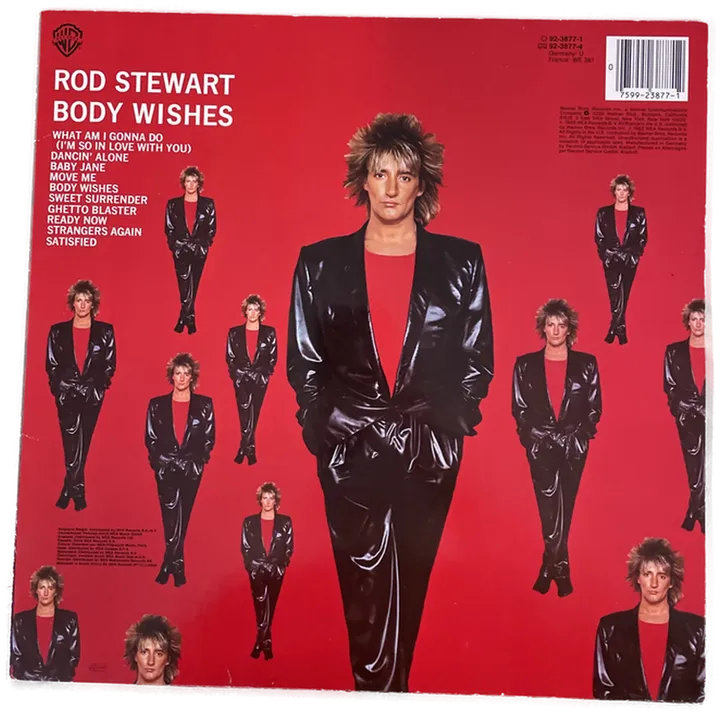 LP - Rod Stewart - Body Wishes - Bild 1