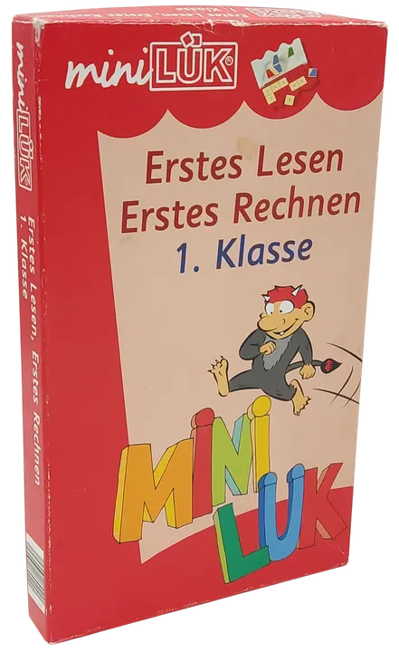 MINI LÜK - Erstes Lesen, Erstes Rechnen 1. Klasse + 2 x LÜK Hefte - westermann lernspiel  - Bild 1