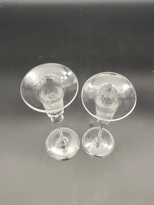 2 Kerzenständer der Marke Rosenthal - Glas mit hübschem Muster - Bild 3