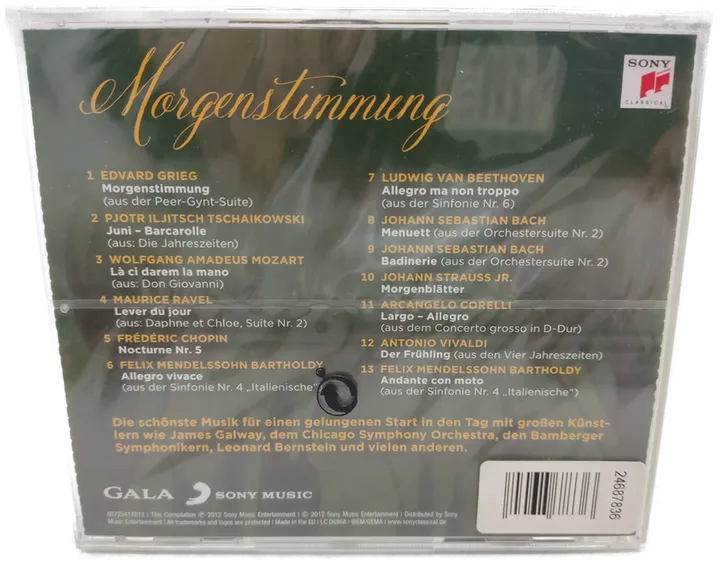 CD Morgenstimmung New York Philharmonic Leonard Bernstein u.v.a - Bild 3