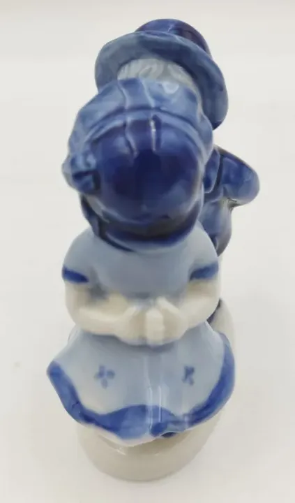 Porzellan Figur küssendes Pärchen blau - ca. 10cm - Bild 4