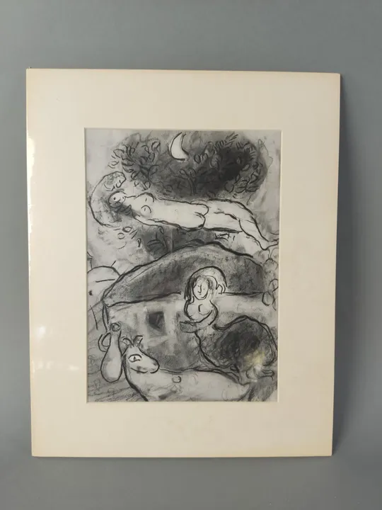 Marc Chagall / Druck in Passepartout 35 X 44 cm - Bild 1