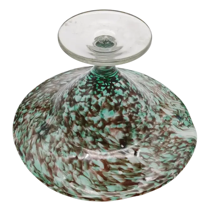 Dekorative Glas-Schale, grau/grün - Bild 3